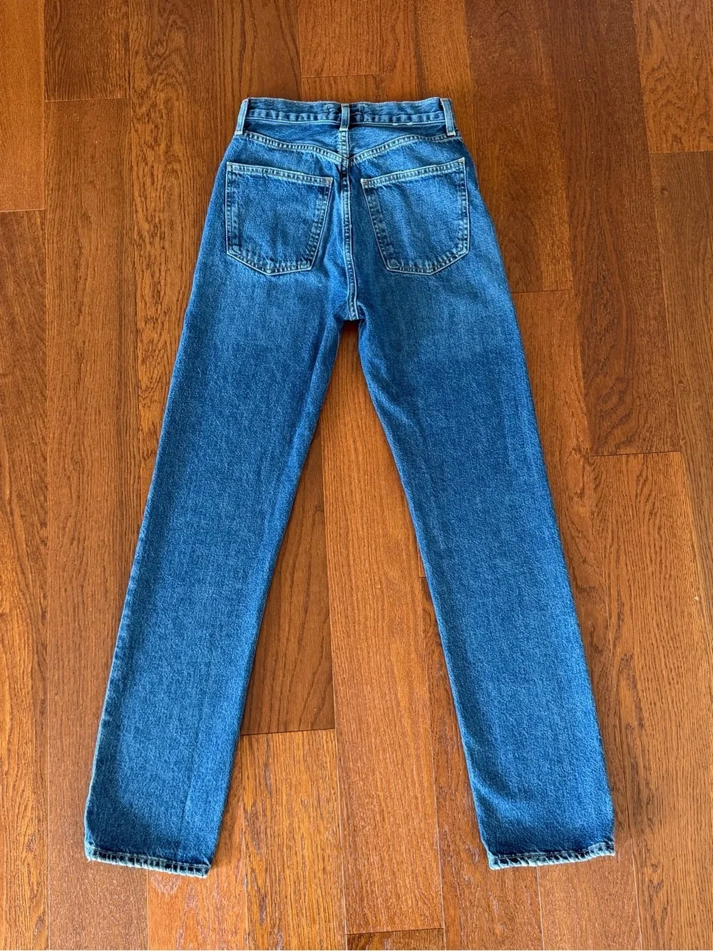 AGOLDE 90s Pinch Waist High Rise Straight Jeans in Control size 23